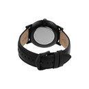 Fossil Men's The Minimalist Quartz Stainless Steel and Leather Two-Hand Subeye Watch