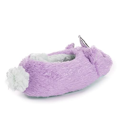 Girl's Zoo Friends Slipper, Lavender Unicorn