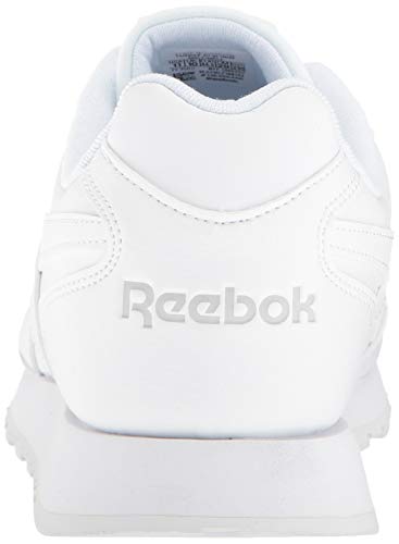 Reebok womens Classic Harman Run Sneaker, White/Steel, 8.5 US