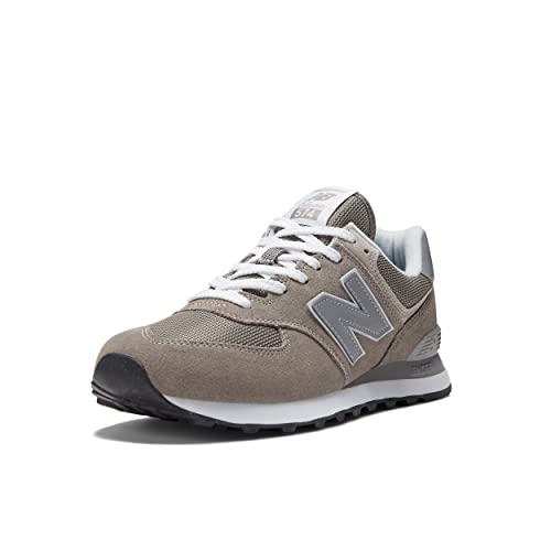 New Balance Men's 574 Core Sneaker, Grey/White, 11