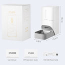 Automatic Cat Feeder, 2.4G WiFi 4L Detachable Cat Pet Dog Automatic Feeder