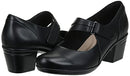 Clarks womens Emslie Lulin Dress Pump, Black, 8 US