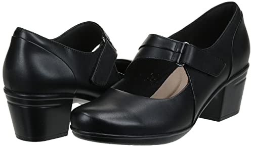 Clarks womens Emslie Lulin Dress Pump, Black, 8 US