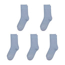 Bamboo Kids Crew Socks School Anti Odor Socks for Boys Girls Uniform Light Weight