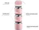 MAIYUANSU Bento Lunch Box, Insulated Leak Proof Stainless Steel Lunch Box