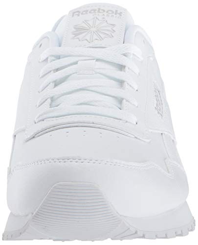 Reebok womens Classic Harman Run Sneaker, White/Steel, 8.5 US