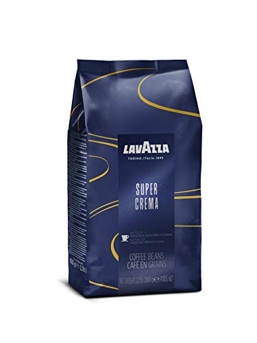 Super Crema Whole Bean Coffee Blend, Medium Espresso Roast, Italian