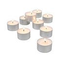 Long Burning Tea Light Candles, 6 to 7 Hour Extended Burn Time, White