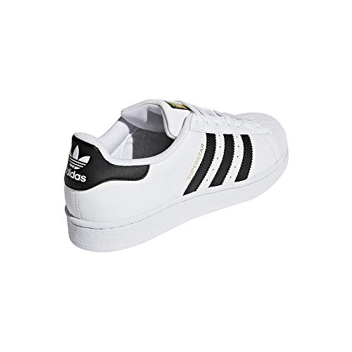 adidas Originals mens Superstar Sneaker, White/Core Black/White, 10.5 US