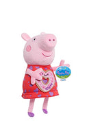 Peppa Pig Large Valentine’s Plush Stuffed Animal, Kids Toys for Ages 2 Up, Gifts and Presents