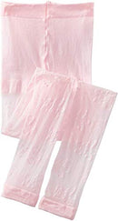 Jefferies Socks Girls 2-6X Daisy Footless Tights, Pink, 4-6 Years