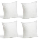 Throw Pillows Insert Set of 4 - 18 x 18 Insert for Decorative Pillow Covers