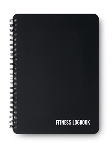 Fitness Logbook Softcover Black