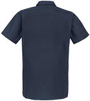 Men's Big-Tall Short-Sleeve Work Shirt,Navy,2XT