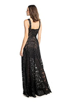 Dress the Population Women's Anabel Sweetheart Bustier Maxi Dress, Black, XX-Small
