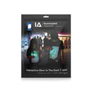 Interactive Glow in The Dark T-Shirt - Fun for Birthday Parties & Festivals (Blue/Green Glow, Large)