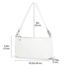Small Shoulder bag with 2 Removable Straps Cross Body Clutch Purse Handbag