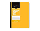 Wide Ruled Composition Notebook, 100 Sheet, Assorted Solid Colors, 4-Pack