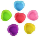 Silicone Cupcake Liners Reusable Baking Cups Nonstick Easy Clean Pastry Muffin Molds