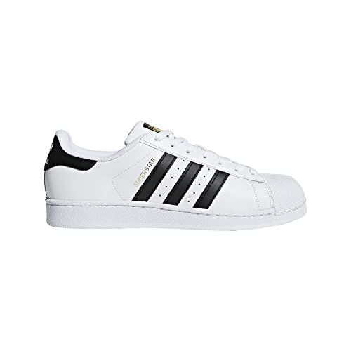 adidas Originals mens Superstar Sneaker, White/Core Black/White, 10.5 US