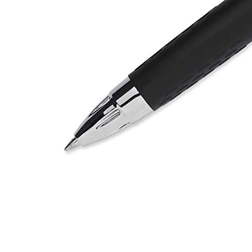 uni-ball 207 Retractable Gel Pens Medium Point, 0.7mm, Black, 12 Pack