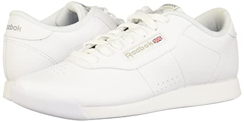 Reebok women's Princess Fashion Sneaker, White, 8.5 US