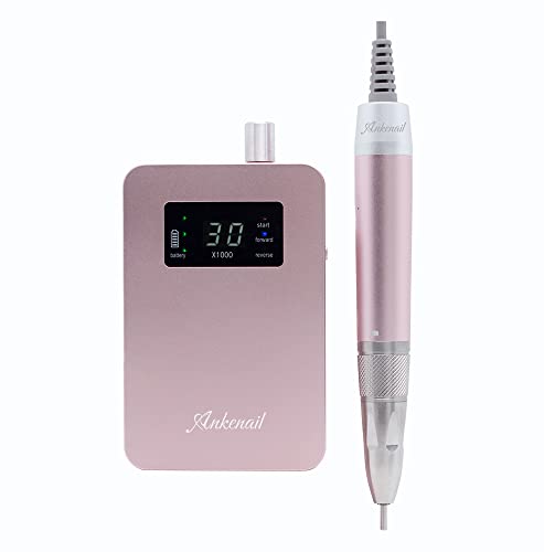 Brushless Nail Drill, Portable Professional Rechargeable Cordless E File for Acrylic Nail