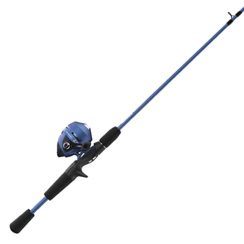 Slingshot Spincast Reel and Fishing Rod Combo, 5-Foot 6-Inch 2-Piece Fishing Pole
