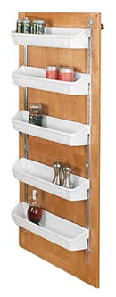 Rev-A-Shelf (White) 8 in Door Storage Bins Set, Standard