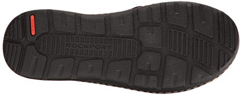 Rockport Men's Darwyn Xband Slide Sandal, Brown II Leather, 11.5