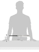 Electric Knife for Carving Foam & More, Storage Case & Serving Fork Included, White