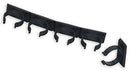 SimpleHouseware 30 Spice Gripper Clips Strips Cabinet Holder - 6 Strips, Holds 30 Jars