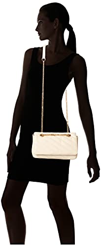 The Drop Women's Koko Quilted Flap bag, Bone, One Size