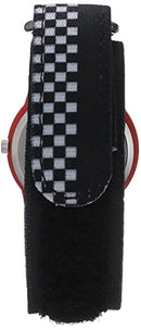 Disney Cars Kids' Plastic Time Teacher Analog Quartz Nylon Strap Watch