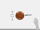 Brentwood BFP-320C 8-inch Non-Stick Induction Copper Frying Pan