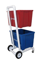 Recycling Cart – 4 Wheels – 1-1/2” PVC – Heavy Duty – Easy Assembly