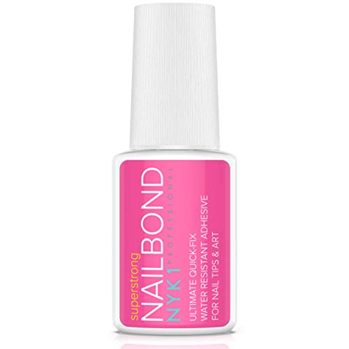 Super Strong Nail Glue For Acrylic Nails, Nail Tips and Press On Nails (8ml) Nail Bond Brush