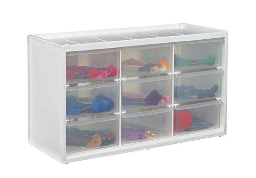 ArtBin 0365498 Store-in-Drawer Cabinet-14.375in x 6in x 8.675in, 9, White