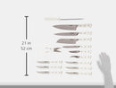 Cuisinart C77WTR-15P Classic Forged Triple Rivet, 15 Piece Set, White