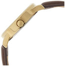 Timex Easy Reader 38mm Brown/Gold-Tone/Cream Leather Strap Watch