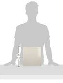 Durable View 3 Ring Binder, 1 Inch Slant Rings, 4 White Binders (17575)