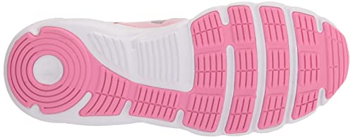 Girls' Grade School Assert 9 Sneaker, (601) Prime Pink/Flamingo/Metallic Silver, 6.5