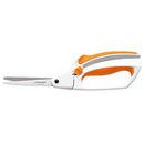 Fiskars 12-99118697WJ Easy Action 8 Inch Fabric Scissors, White