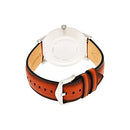 Fossil Men's Quartz Stainless Steel and Leather Three-Hand Watch