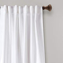 Lush Decor, Navy Zuri Flora Curtains Room Darkening Window Panel Set