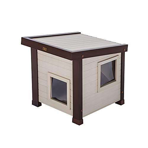 Albany Outdoor Feral Cat House, Multicolor