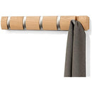Flip 5-Hook Wall Mounted Floating Coat Rack-Saving Coat Hanger