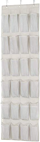 24-Pocket Over-the-Door Hanging Medium-Size Shoe Organizer