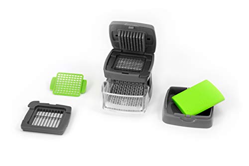 Kitchen Innovations Garlic-A-Peel Garlic Press, Crusher, Cutter, Mincer, and Storage