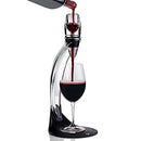 Deluxe Essential Red Pourer and Decanter Tower Stand Set Easily and Conveniently